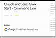 Cloud Functions Qwik Start linha de comand
